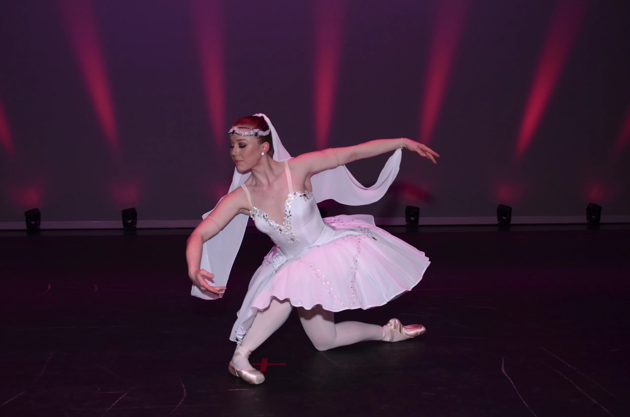 Dance studio performer
