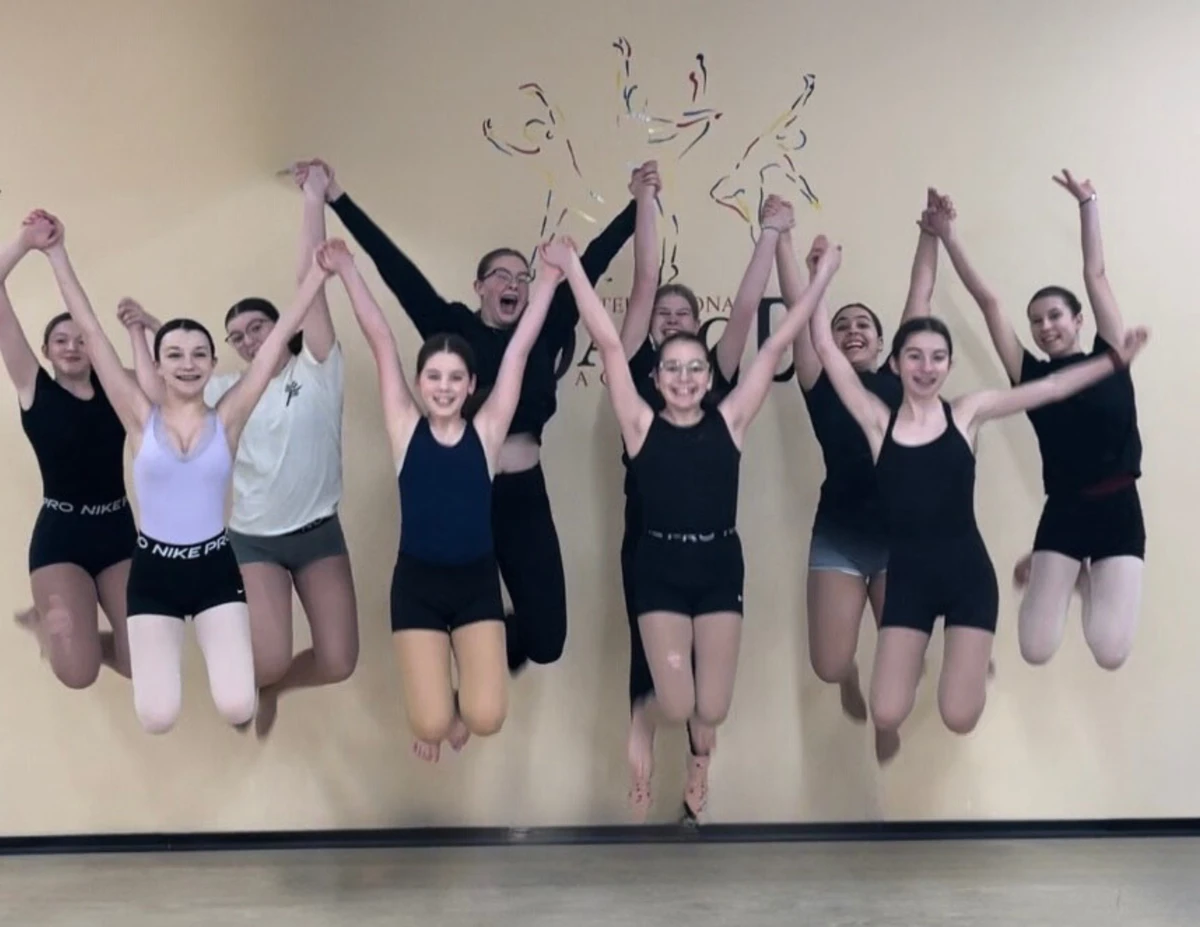 Dance students showing passion